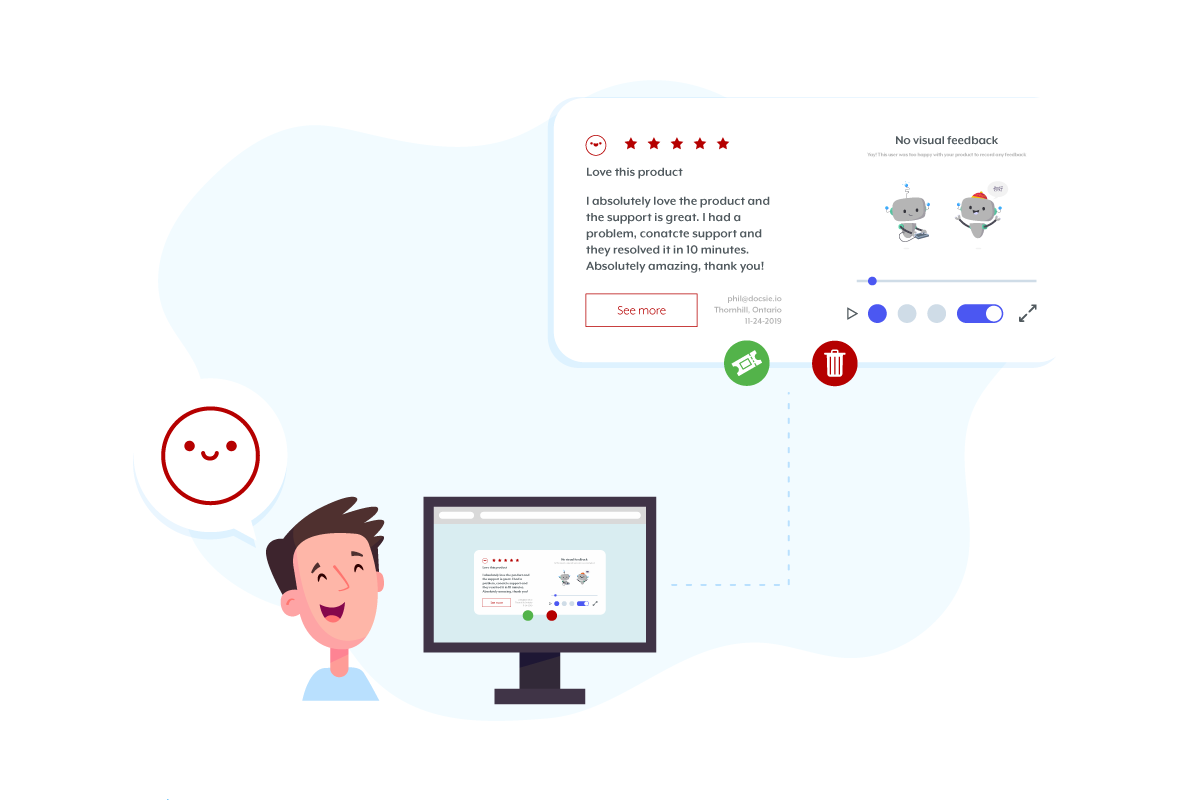 Collect meaningful visual feedback